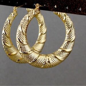 Gold Plated Hoop Earrings